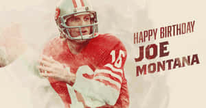 Legendary Nfl Quarterback Joe Montana Wallpaper