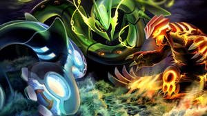 Legendary Pokemon Characters Wallpaper