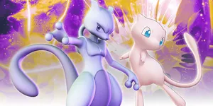Legendary_ Pokemon_ Rivalry_ Mewtwo_vs_ Mew.jpg Wallpaper