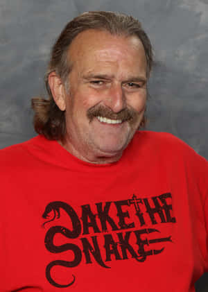 Legendary Wrestler Jake Roberts At Super Retrocon 2017 Wallpaper