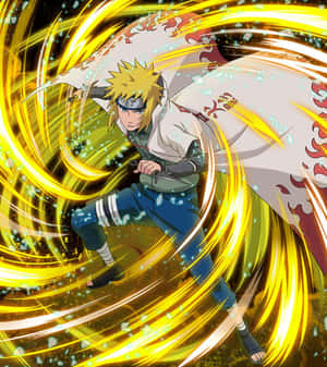 Legendary Yellow Flash, Fourth Hokage - Minato Namikaze Wallpaper