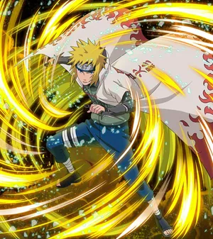 Legendary Yellow Flash, Fourth Hokage - Minato Namikaze Wallpaper