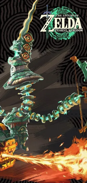 Legendof Zelda Tearsofthe Kingdom Artwork Wallpaper