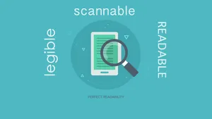 Legible Scannable Readable Wallpaper