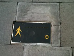Legible Sign On Brick Wallpaper