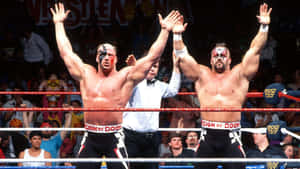 Legion_of_ Doom_ Victory_ Celebration_ Wrestle Mania Wallpaper