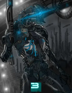 Legion - The Geth Hero Of Mass Effect Wallpaper