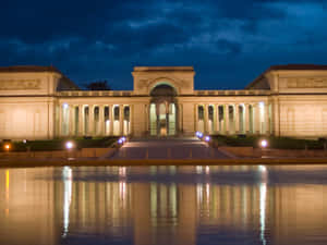 Legionof Honor Museumat Twilight Wallpaper