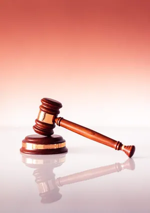 Legislative Justice Gavel Portrait Wallpaper