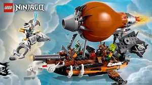 Lego Ninjago Box Art With Zane Wallpaper