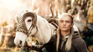 Legolas, A Beloved Character From The Lord Of The Rings Trilogy. Wallpaper