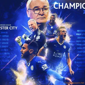 Leicester City Dynamic Players Wallpaper