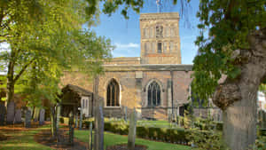 Leicester Historic Churchand Graveyard Wallpaper