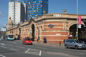 Leicester Railway Station Exterior Wallpaper