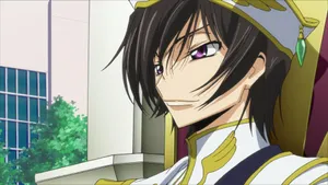 Lelouch Lamperouge Royal Portrait Wallpaper