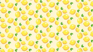 Lemon_ Pattern_ Background Wallpaper