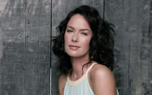 Lena Headey Posing Elegantly In A Photo Shoot Wallpaper