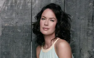 Lena Headey Posing Elegantly In A Photo Shoot Wallpaper