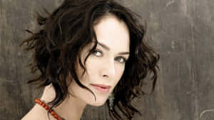 Lena Headey Smoldering Look In A Photoshoot Wallpaper