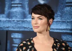 Lena Headey Striking A Pose During A Photo Shoot Wallpaper