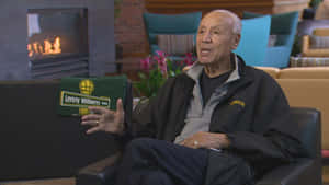 Lenny Wilkens In An Interview Wallpaper