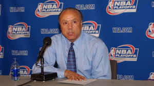 Lenny Wilkens Press Conference Wallpaper