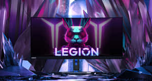 Lenovo Legion Gaming Monitor Setup Wallpaper