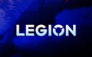 Lenovo Legion Logo Blue Background Wallpaper