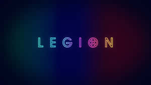 Lenovo Legion Logo Neon Background Wallpaper