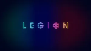 Lenovo Legion Logo Neon Background Wallpaper
