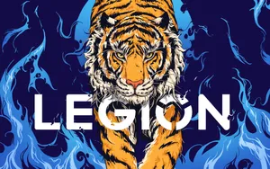 Lenovo Legion Tiger Flames Wallpaper