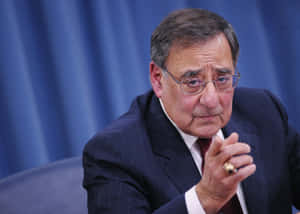 Leon Panetta Pointing Wallpaper