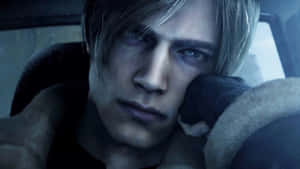 Leon S Kennedy Close Up Wallpaper