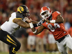 Leonard Floyd Against Missouri Tigers Football Wallpaper