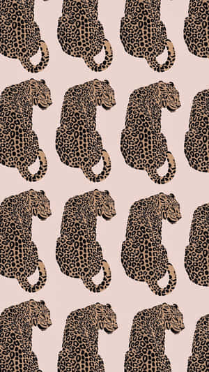 Leopard_ Pattern_ Aesthetic_ Wallpaper Wallpaper