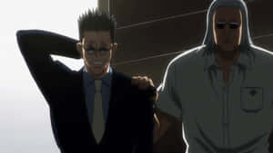 Leorio Paradinight From Hunter X Hunter In Action Wallpaper