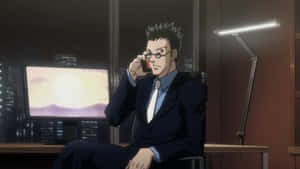 Leorio Paradinight Striking A Serious Pose Wallpaper