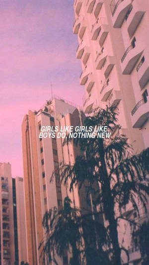 Lesbian Aesthetic Loving Quote Wallpaper