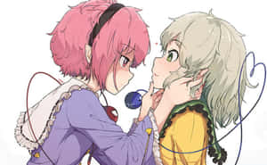 Lesbian Couple Engage In Deep Conversation Wallpaper