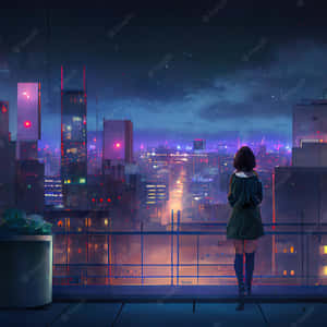 Let Go Of Stress And Relax With Lo Fi Anime Wallpaper