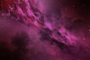 Let Go Of Your Worries And Be Free In The Tranquil Pink Space Wallpaper