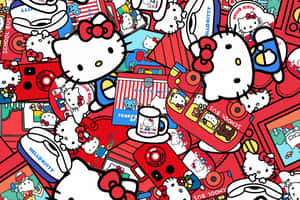 Let Hello Kitty Help You With All Your Computing Needs! Wallpaper