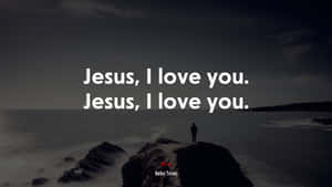 Let Jesus’ Love Wash Over You. Wallpaper