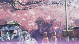 Let Magical Sakura Anime Transport You To A New World! Wallpaper