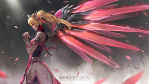 Let's Make The World Pink With Mercy Wallpaper