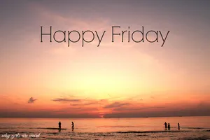 Let's Unwind Happy Friday Wallpaper