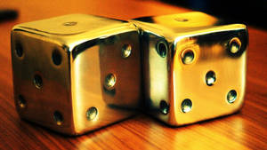 Let The Dice Roll And The Gold Sparkle! Wallpaper