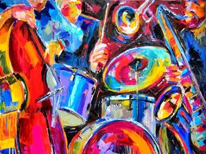 Let Your Imagination Run Free With This Stunning Atmospheric Contemporary Art Painting Wallpaper