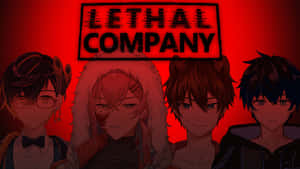 Lethal Company Anime Style Group Wallpaper