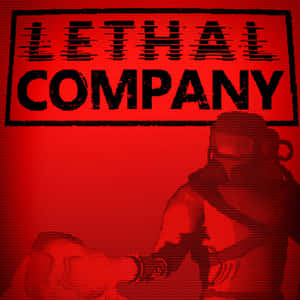 Lethal Company Red Silhouette Wallpaper